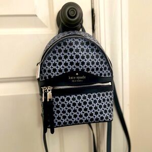 Blue Kate spade backpack purse never used.